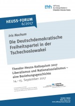 Die Deutschdemokratische Freiheitspartei in der Tschechoslowakei