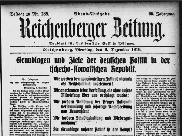 Reichenberger Zeitung