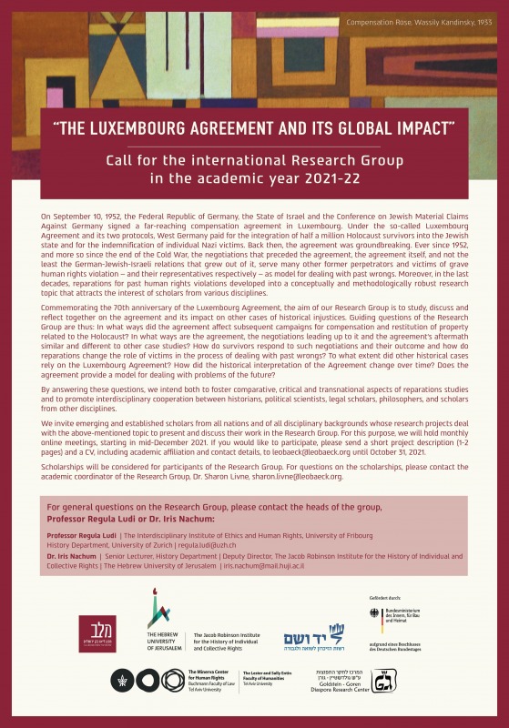 Call for International Research Group